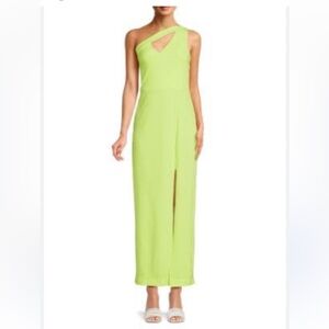 NWT New RACHEL RACHEL ROY One Shoulder green‎ Dress Size small